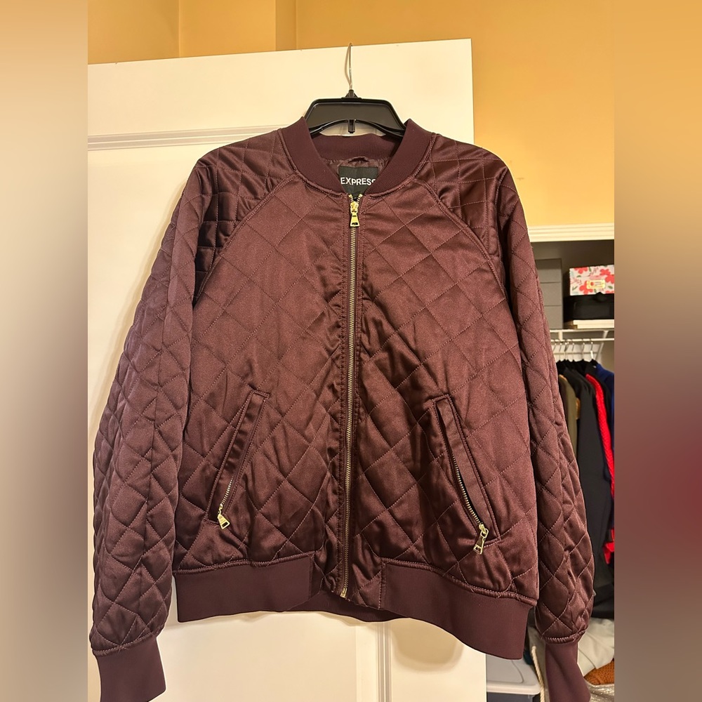 Express quilted bomber jacket